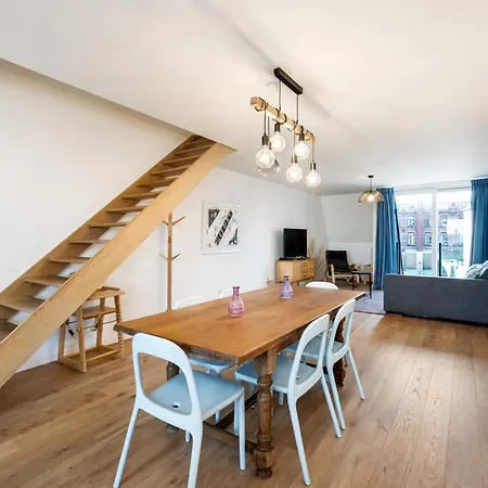 Espresso Duplex App Aan Zee Met Terras & Parking * Де-Хаан