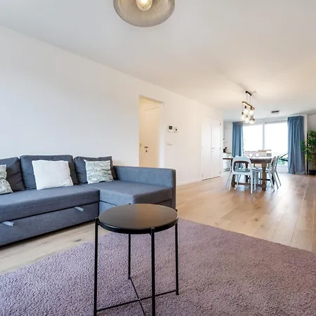 Espresso Duplex App Aan Zee Met Terras & Parking * دي هان