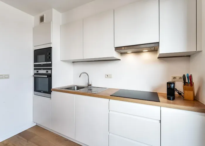 Espresso Duplex App Aan Zee Met Terras & Parking