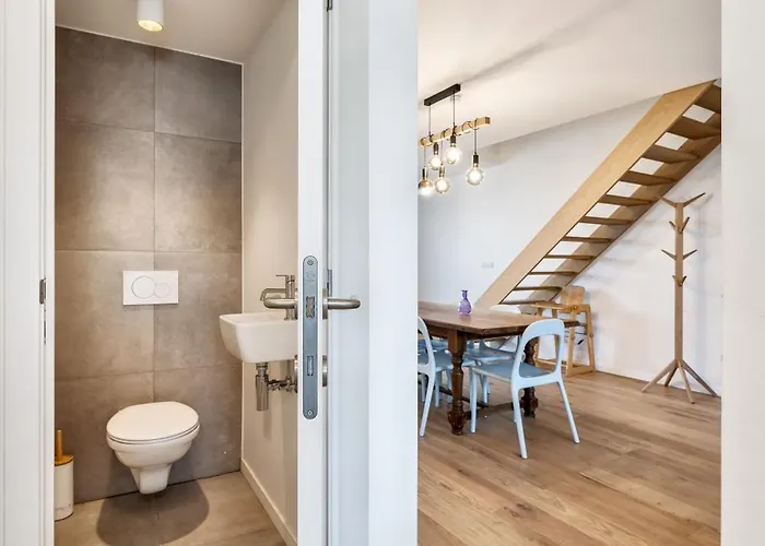 Lägenhet Espresso Duplex App Aan Zee Met Terras & Parking *