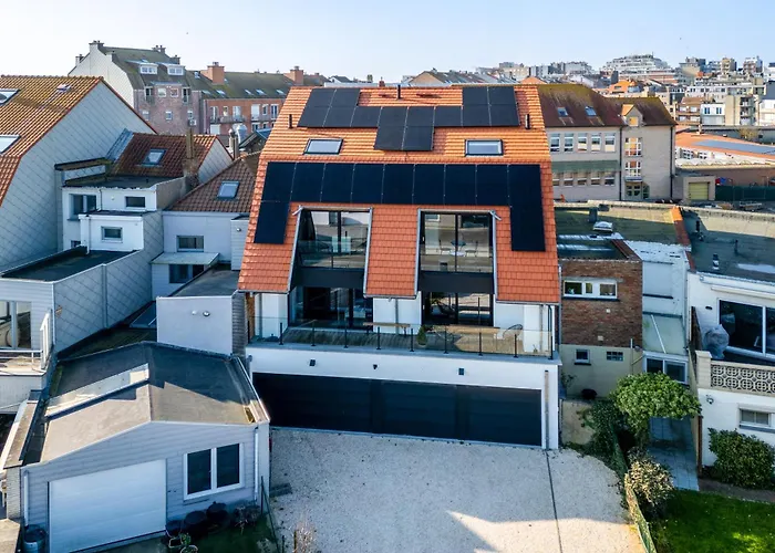 Espresso Duplex App Aan Zee Met Terras & Parking Lägenhet