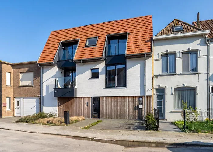 Espresso Duplex App Aan Zee Met Terras & Parking Lägenhet *